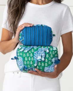Three's Best Pouch Set in Tiger Queen
