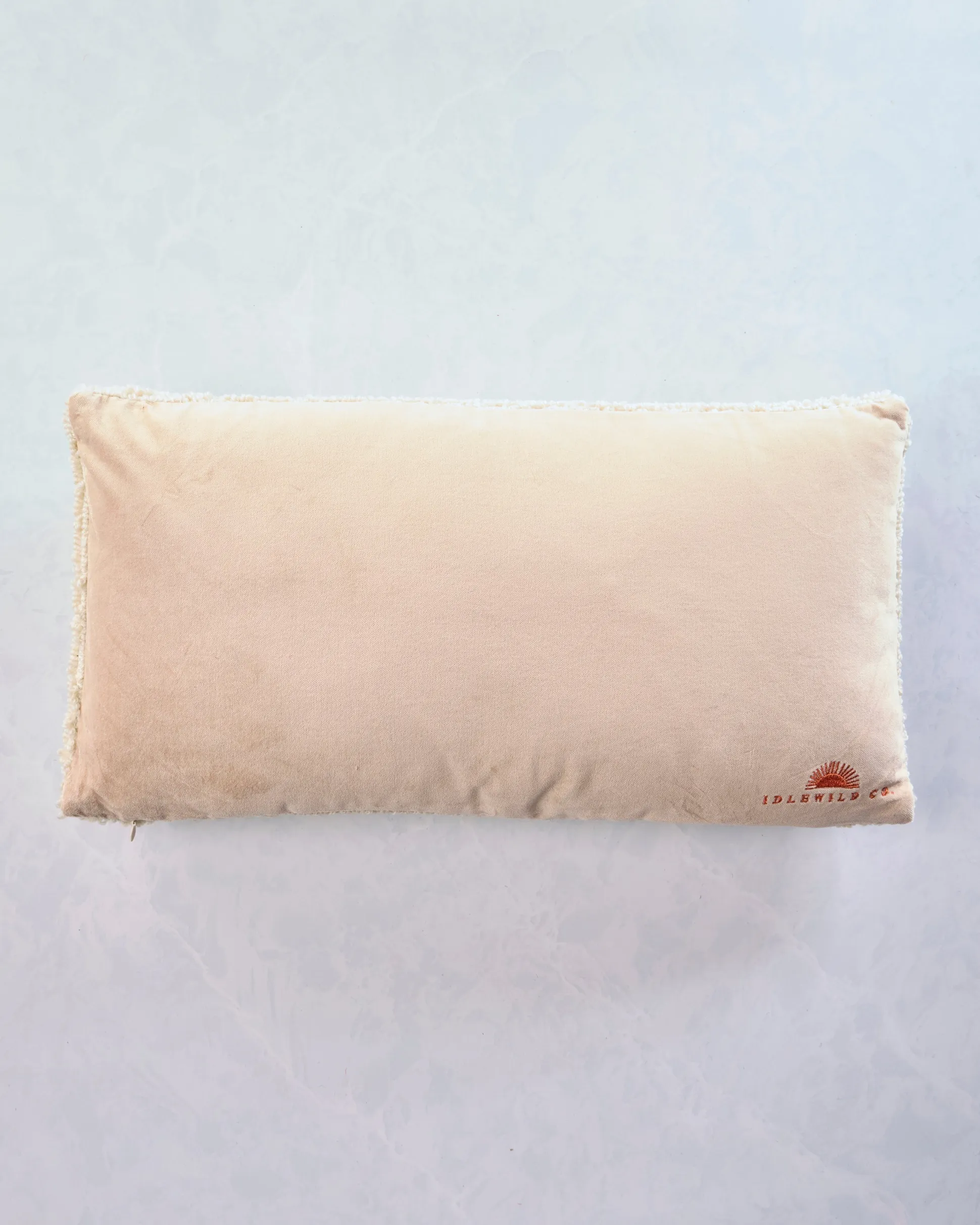 Tibetan Tiger Throw Pillow in White Combo