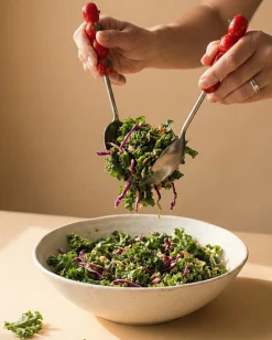 Tomato Handle Salad Server in Red Combo