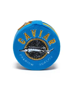 Velvet Jewelry Zip Case in Caviar