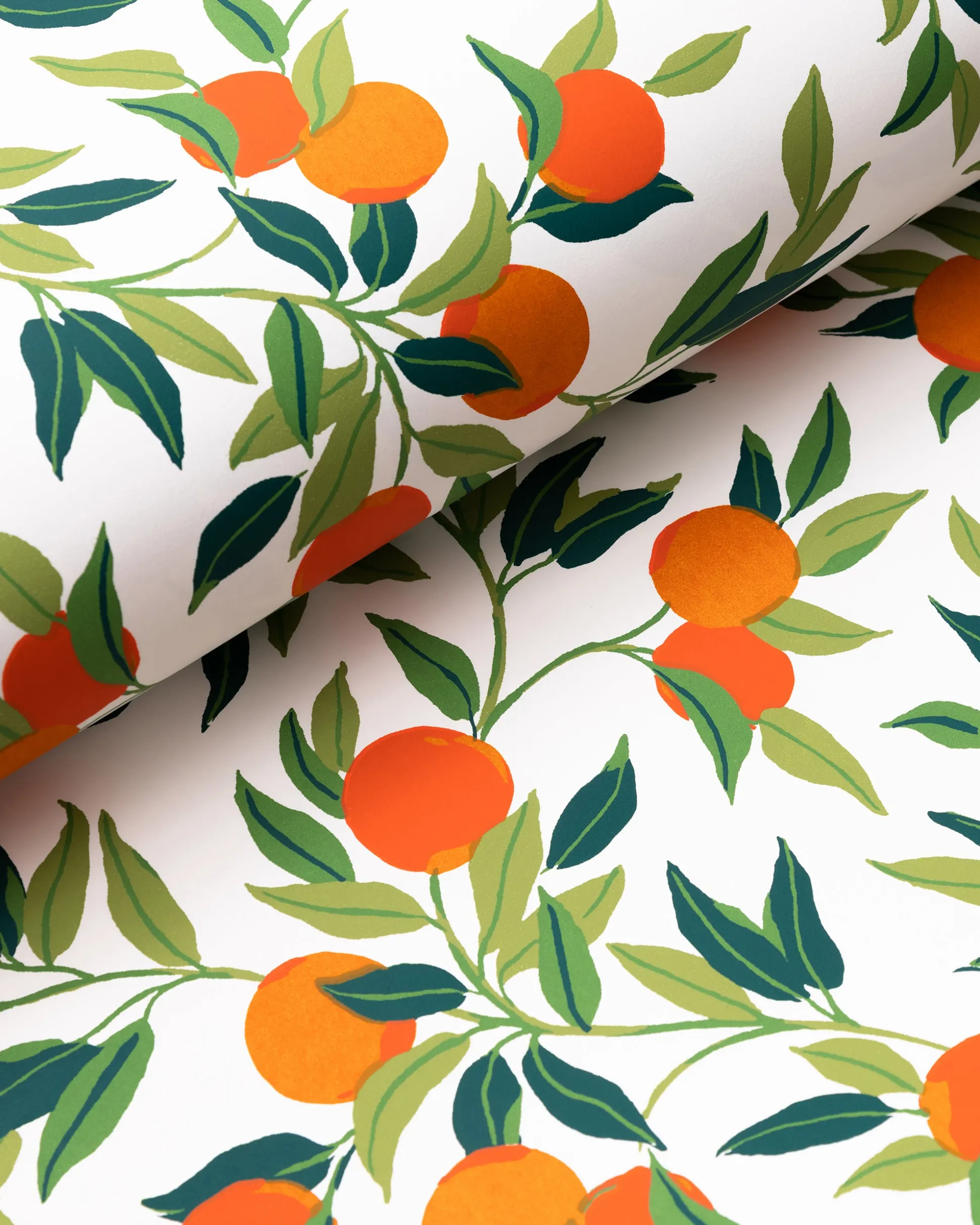 Wallpaper Double Roll in Clementine