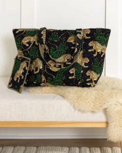 Weekend Bag with Pouch in Bagheera