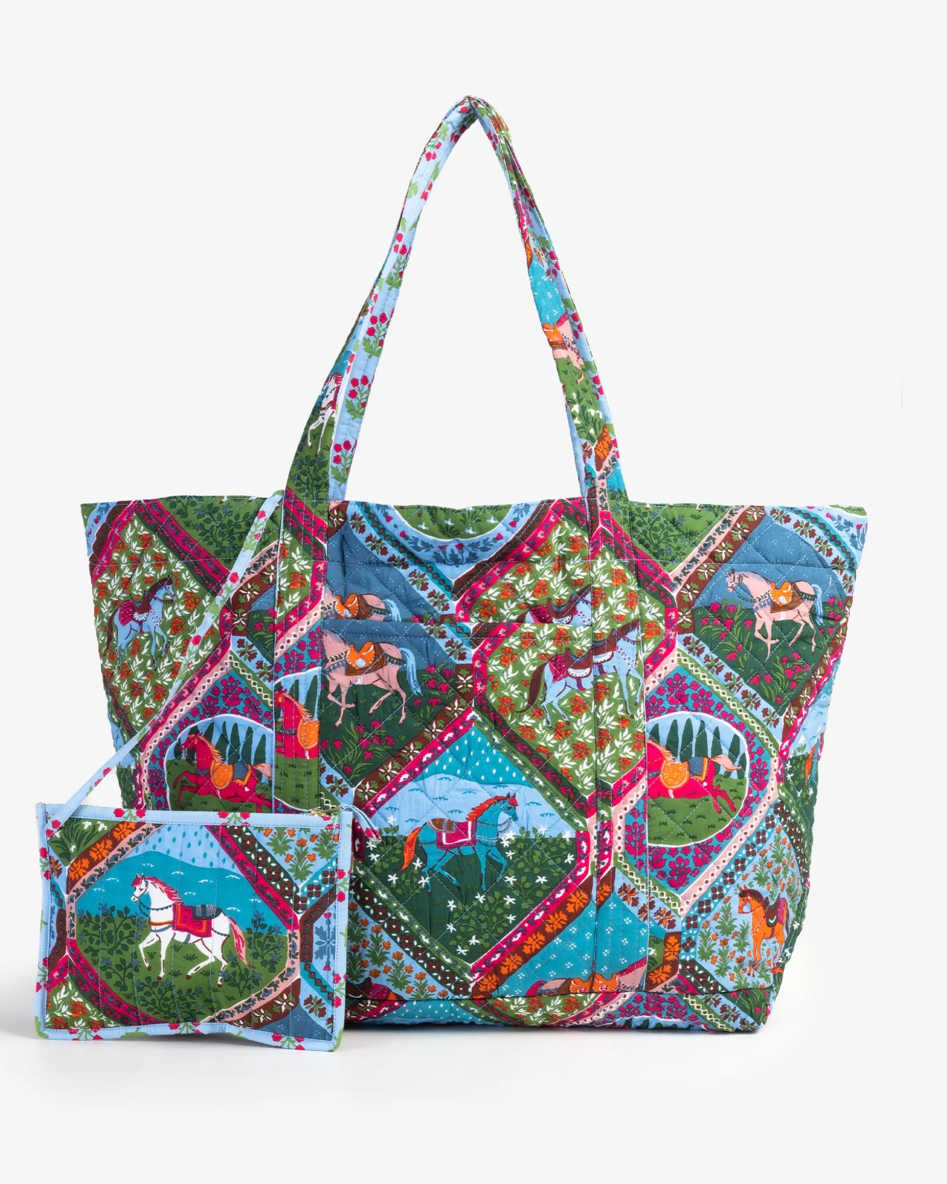 Weekend Bag with Pouch in High Horse