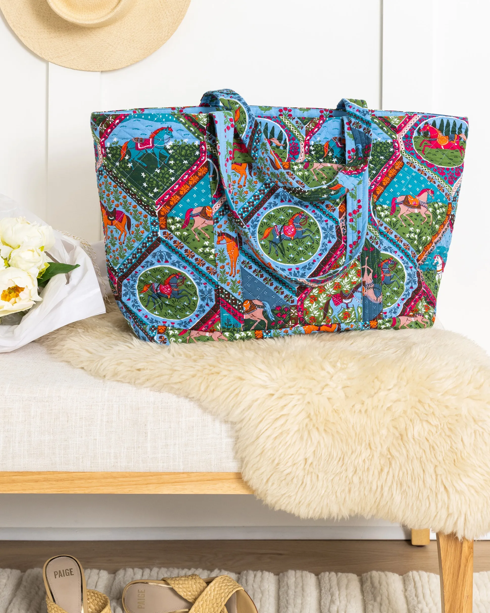 Weekend Bag with Pouch in High Horse