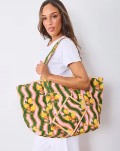 Weekender Bag in Lemon Twist