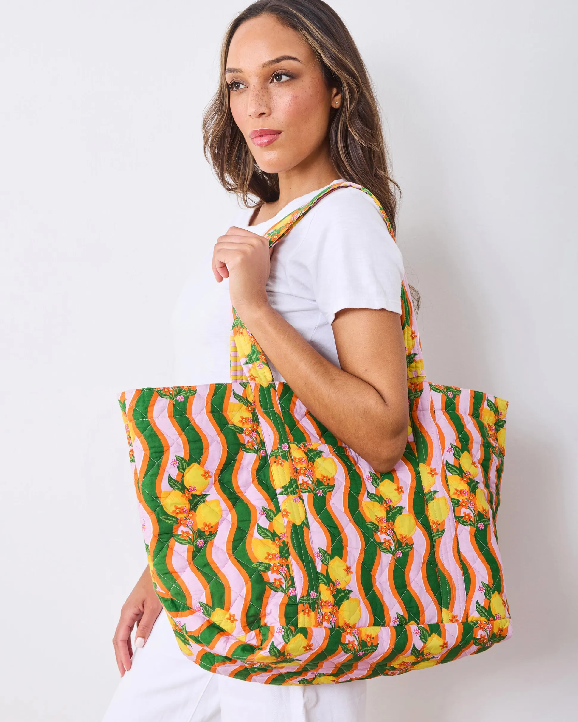 Weekender Bag in Lemon Twist