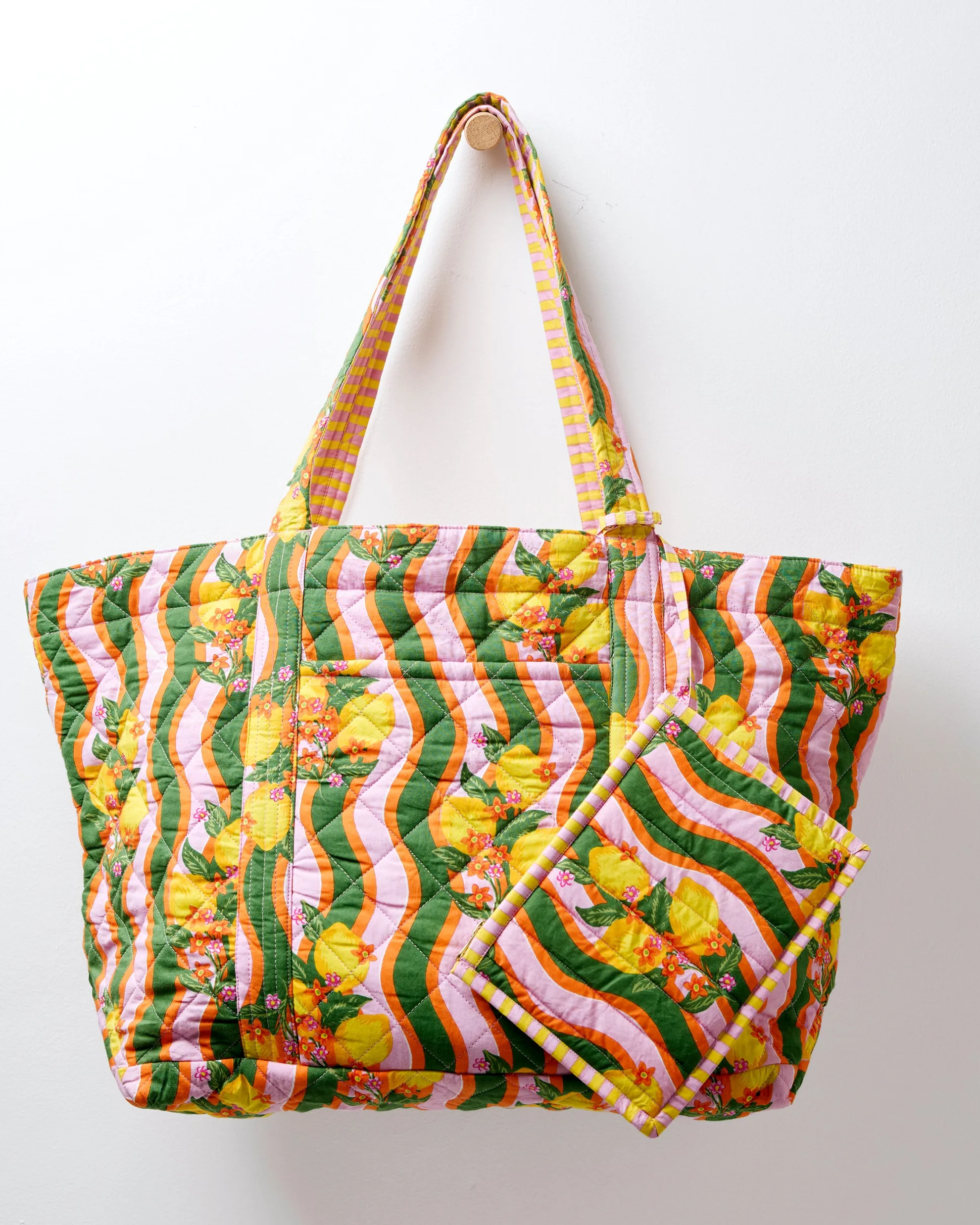 Weekender Bag in Lemon Twist
