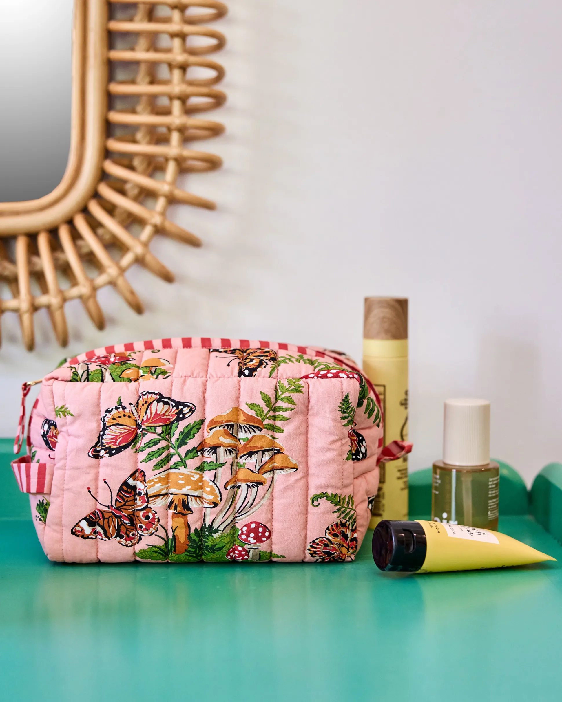 Weekender Bag & Pouch Bundle in Butterfly Forager
