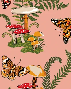 Weekender Bag & Pouch Bundle in Butterfly Forager