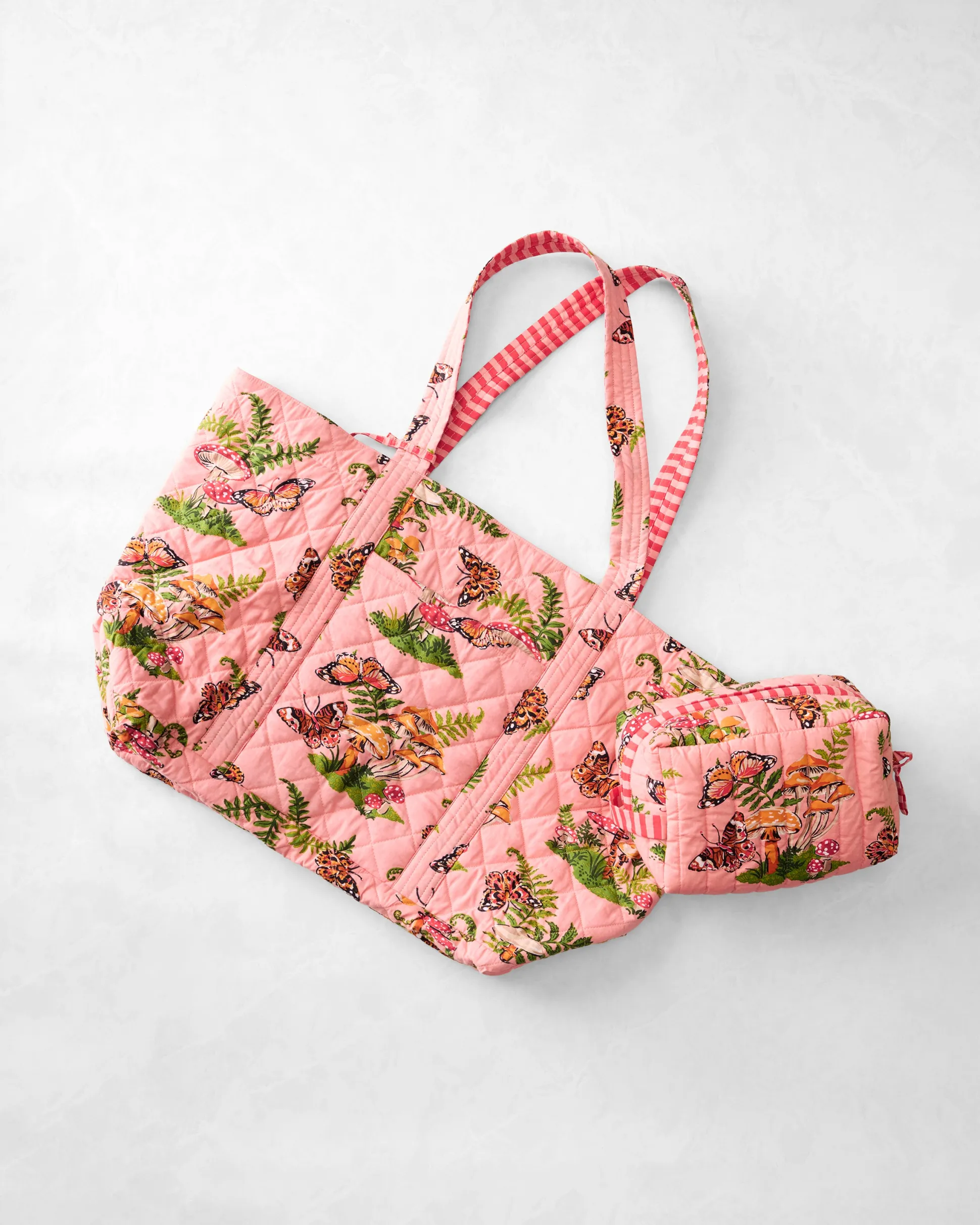 Weekender Bag & Pouch Bundle in Butterfly Forager