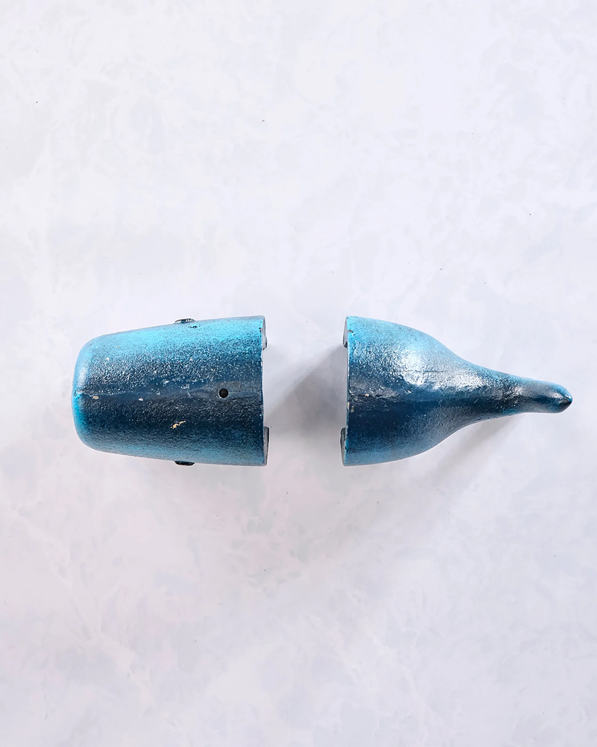 Whale Bookends Pair- Cast Iron in Grey
