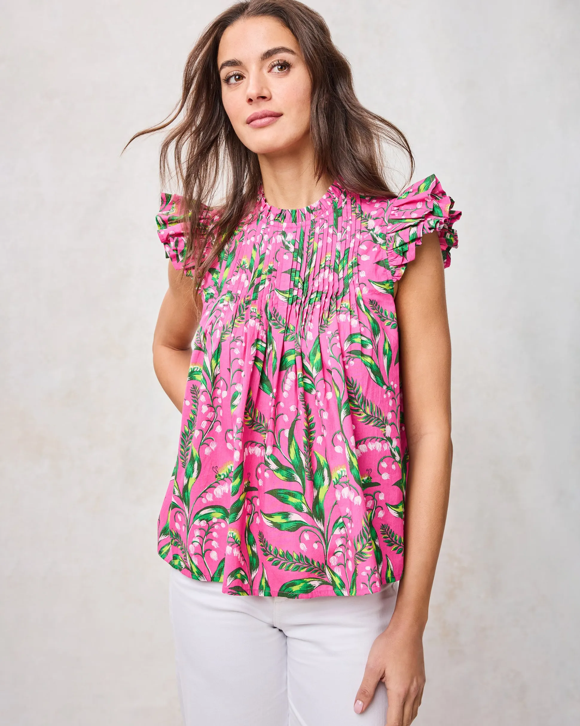 When in Doubt Blouse in Lily Of the Valley