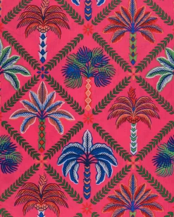 Ximena Blouse in Palm Tree Paradise