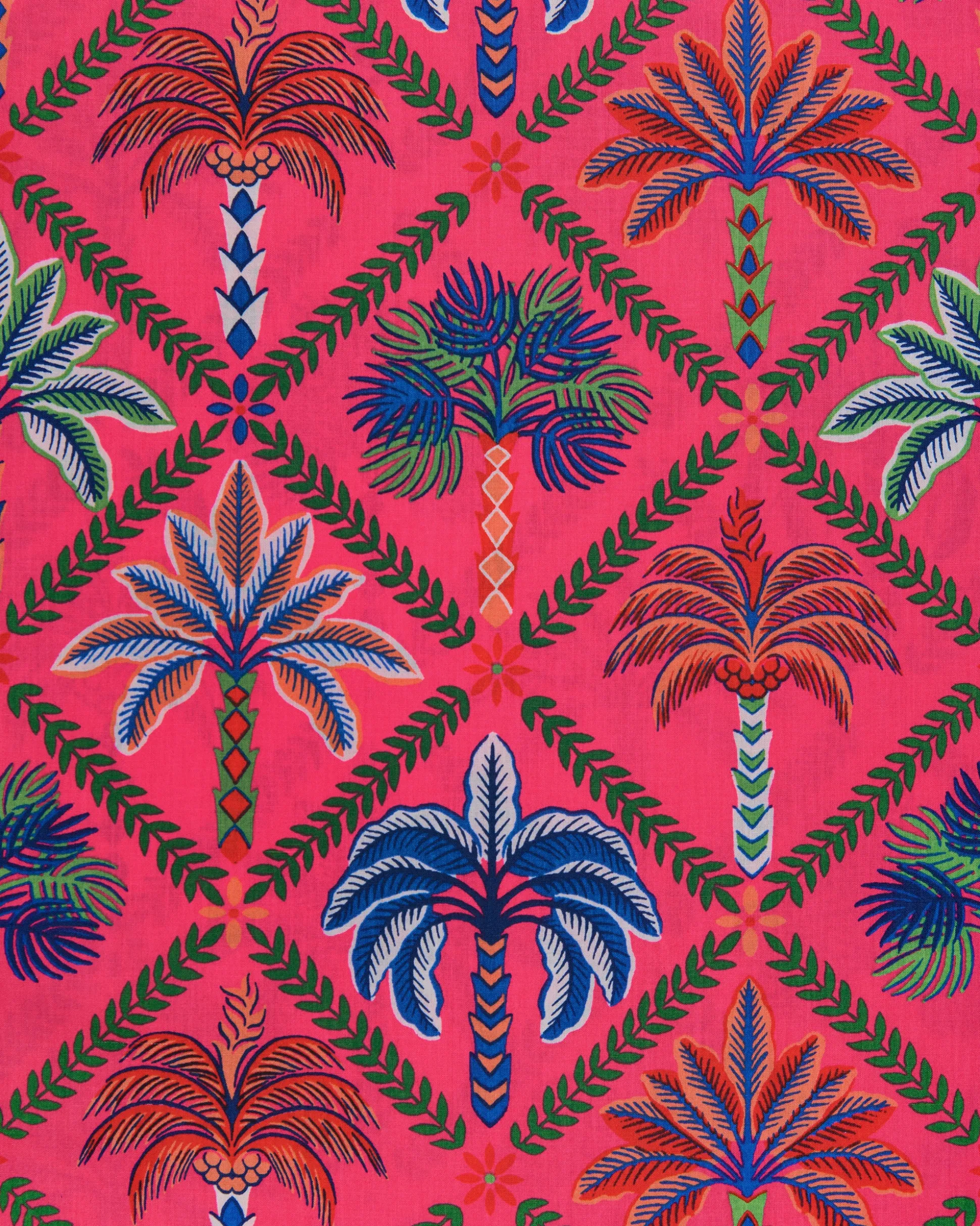 Ximena Blouse in Palm Tree Paradise